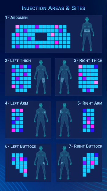 Computer generated images of a different bodies.