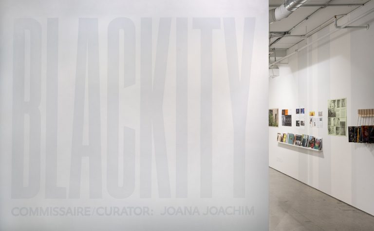 Entrance to Joana Joachim's Blackity exhibit