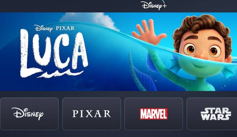 Image du page d'accueil de Disney+