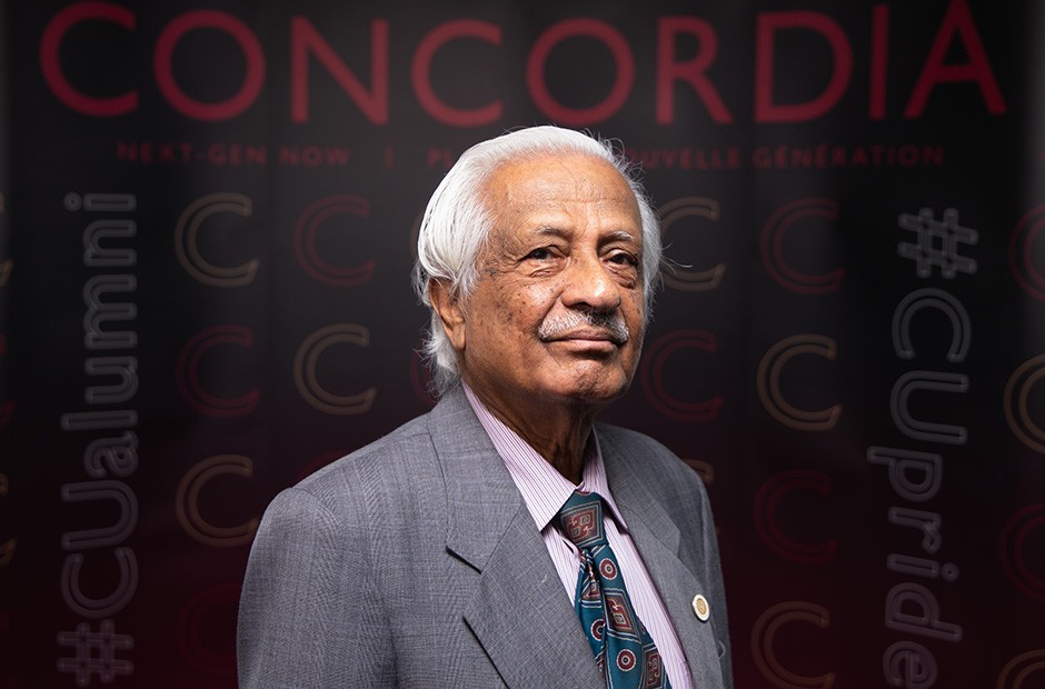 M.N.S. Swamy joue un rôle de premier plan à Concordia depuis les années 1970. M.N.S. Swamy joue un rôle de premier plan à Concordia depuis les années 1970.
