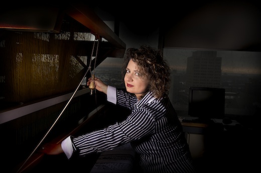 Joanna Berzowska is an associate professor in Concordia University's Department of Design and Computation Arts. | Photo by Ronald Borshan &copy; 2012