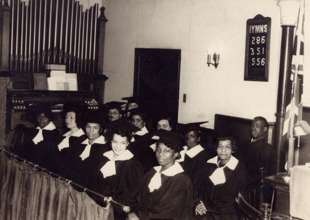 Union United Church Choir, 1944. Courtesy of Nancy Oliver MacKenzie. Union United Church Choir, 1944.