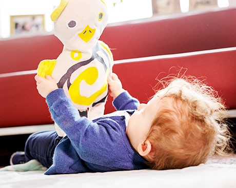 Researchers have created a smart-textile toy to increase emotional and social development