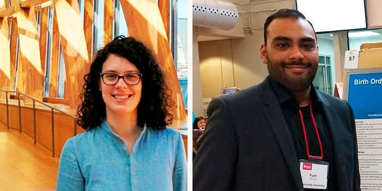From left: Esther Schott and Ryan Persram. From left: Esther Schott and Ryan Persram.