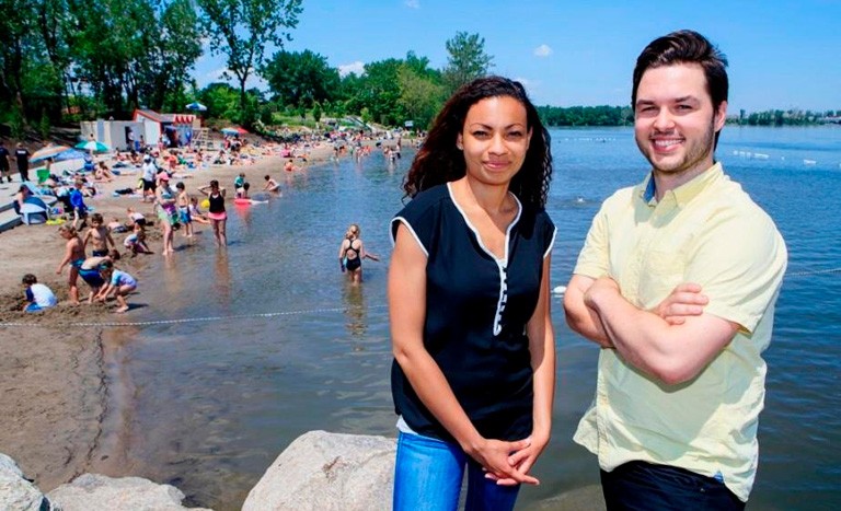 Naysan Saran and Nicolas Fortin St-Gelais’s Cann Forecast software helps municipalities make better shoreline and water-treatment management choices. Naysan Saran and Nicolas Fortin St-Gelais’s Cann Forecast software helps municipalities make better shoreline and water-treatment management choices.