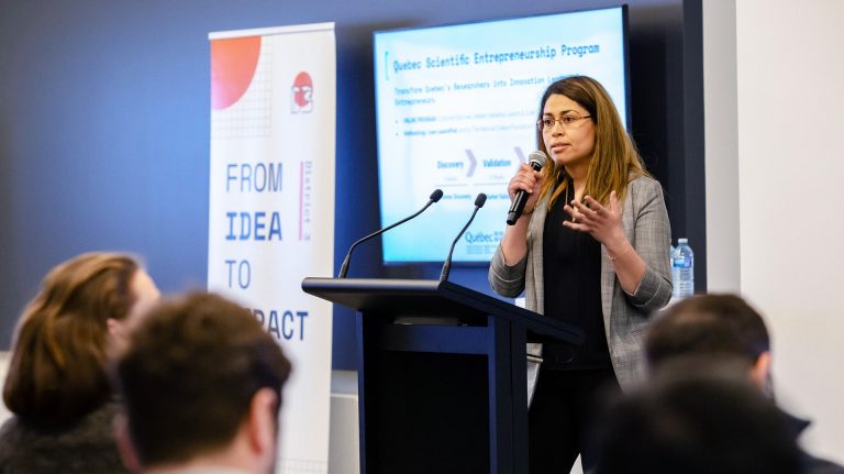 Laila Benameur: “I think we need to showcase all the amazing women scientists and entrepreneurs in Canada to inspire the younger generations.”