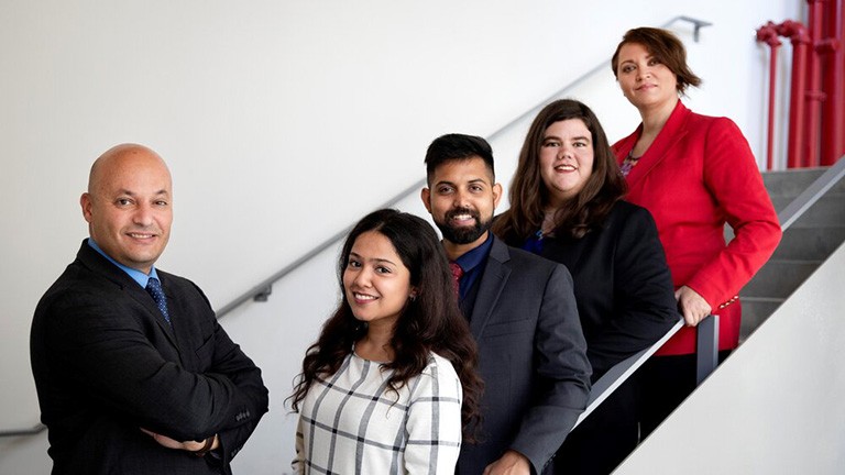 The 2020 organizing team: Amr Addas, Anza Khan, Pankajakshan Ramaswamy, Eda Tuzunatac, Catherine Zemelka