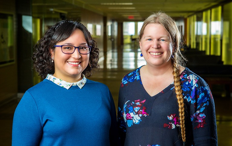 From left: Jenny Espitia-Contreras and Sarah Turner. From left: Jenny Espitia-Contreras and Sarah Turner.
