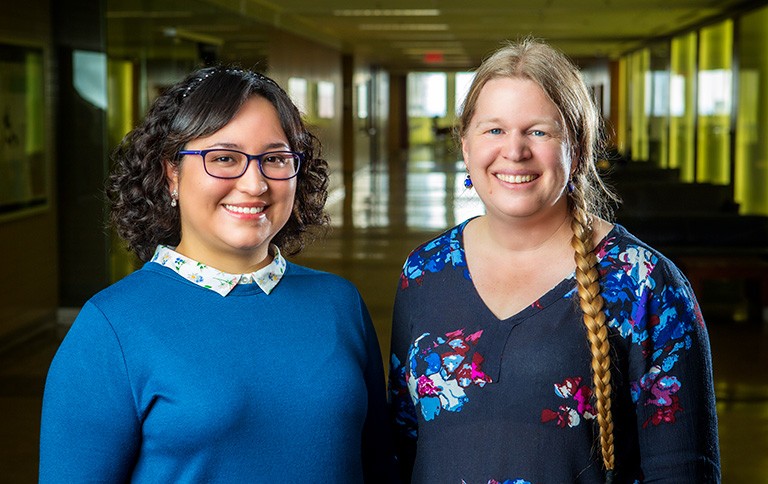 From left: Jenny Espitia-Contreras and Sarah Turner.