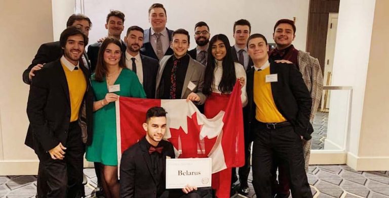 Jonah Guez: “Concordia measures its success through the bonds it has created between the delegates.” | Pictured: Concordia Model UN members at Harvard University.