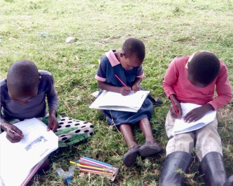 Anne Wade: “Given the lack of computers and connectivity in the homes, we had to think of a different way of reaching these children.” Anne Wade: “Given the lack of computers and connectivity in the homes, we had to think of a different way of reaching these children.”
