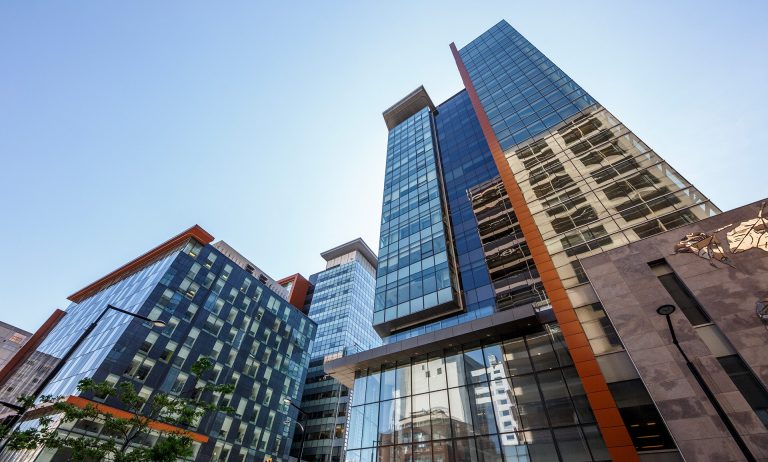 Exterior view of Concordia's John Molson Building, Montreal