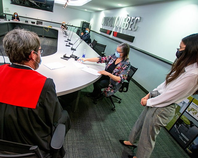 Concordia Law and Society program students get an up-close look at the justice system