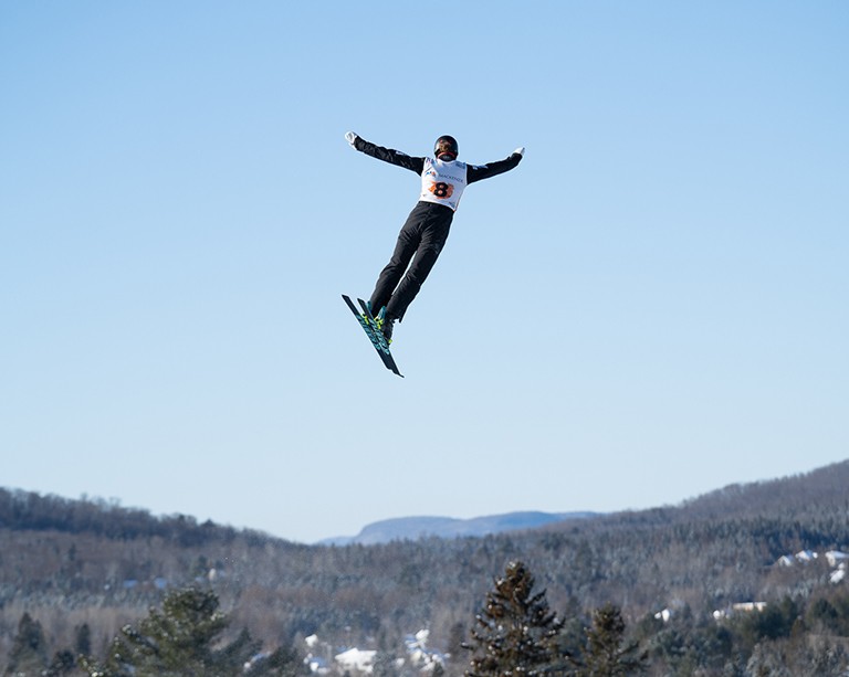 Concordia Olympian Marion Thénault is ready for take-off