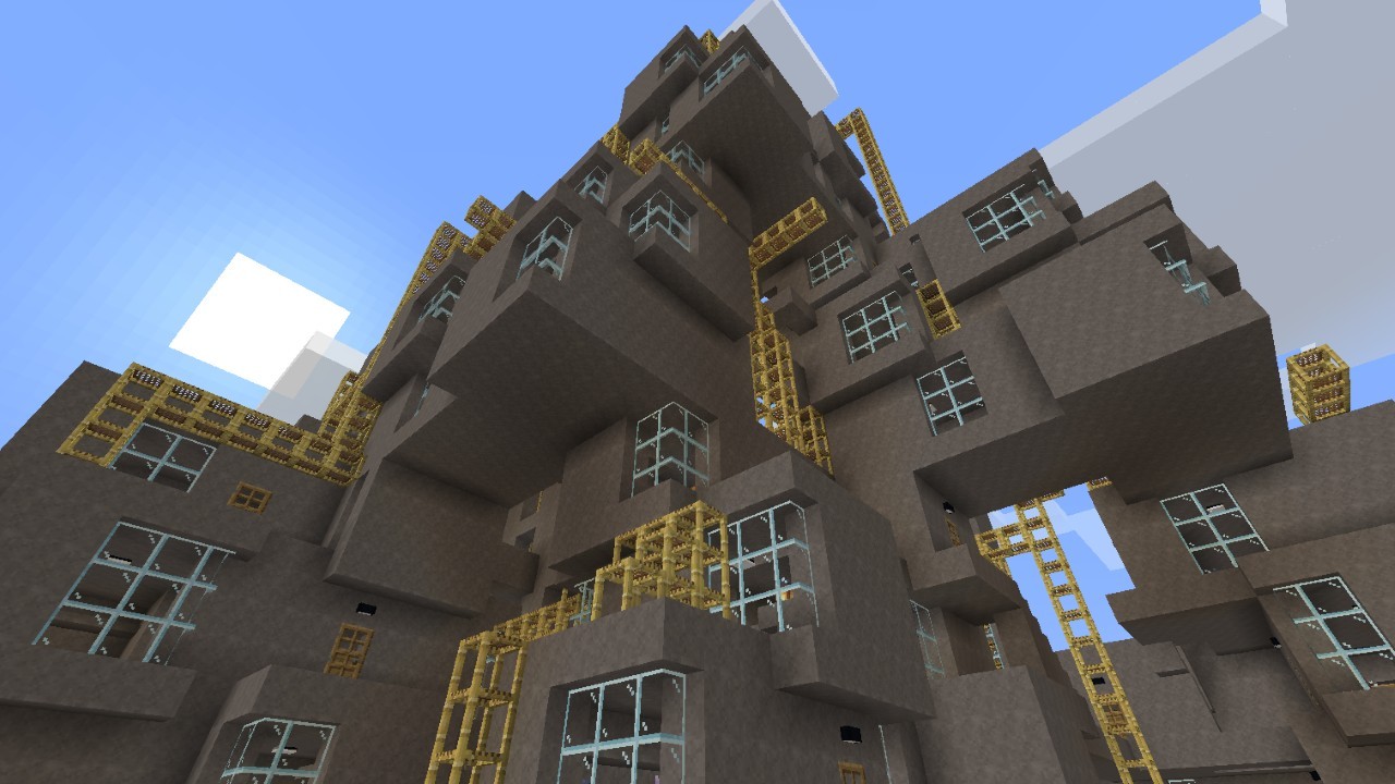 Habitat 67 in Minecraft