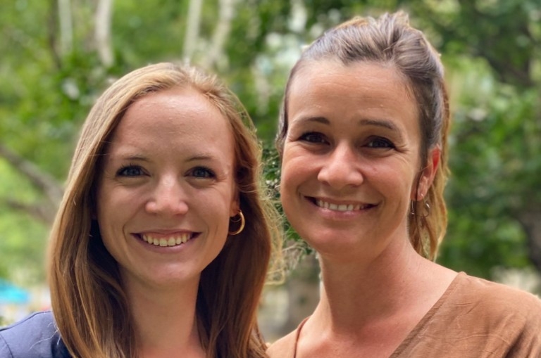 Emma June Huebner and Julie Talbot