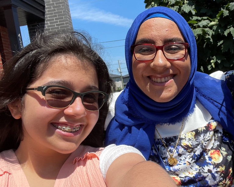 13-year-old Haneen Yousef joins her high-achieving family members at Concordia this fall
