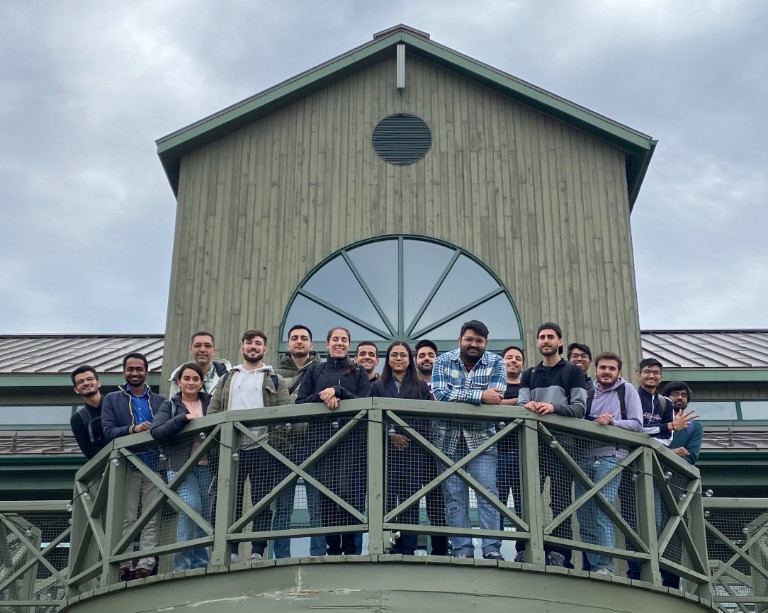 Concordia engineering grad students evaluate the famous Canada Pavilion at Parc Jean-Drapeau