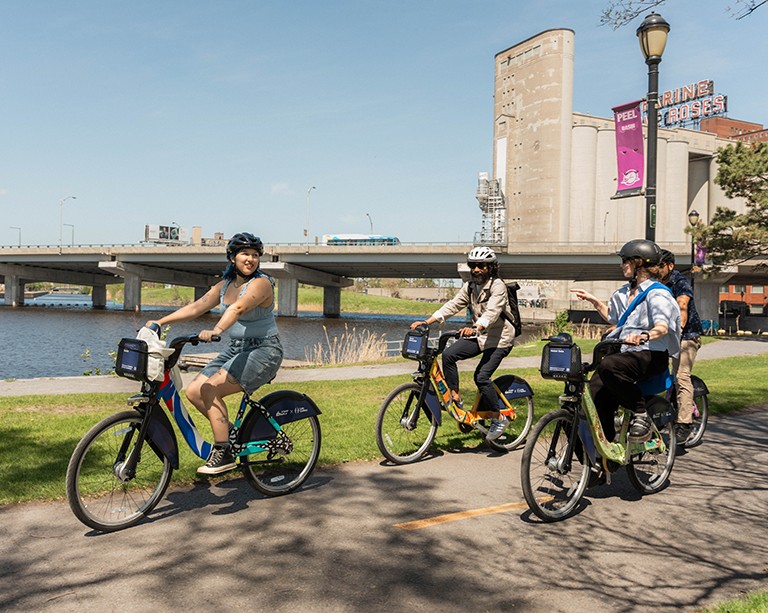 Concordia alumni artists bring colour and creativity to Montreal’s BIXI bike network