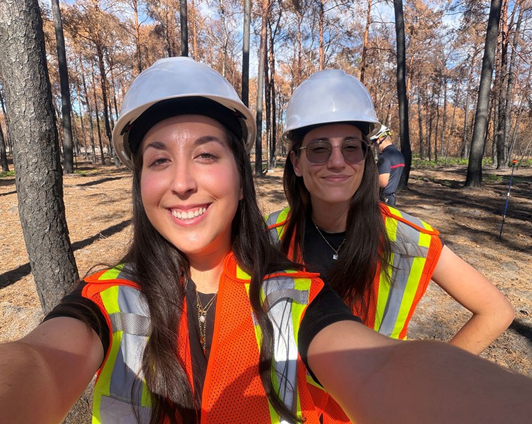 In the aftermath of a forest fire: Two Concordia Journalism students on their internships with France’s Le Monde festival