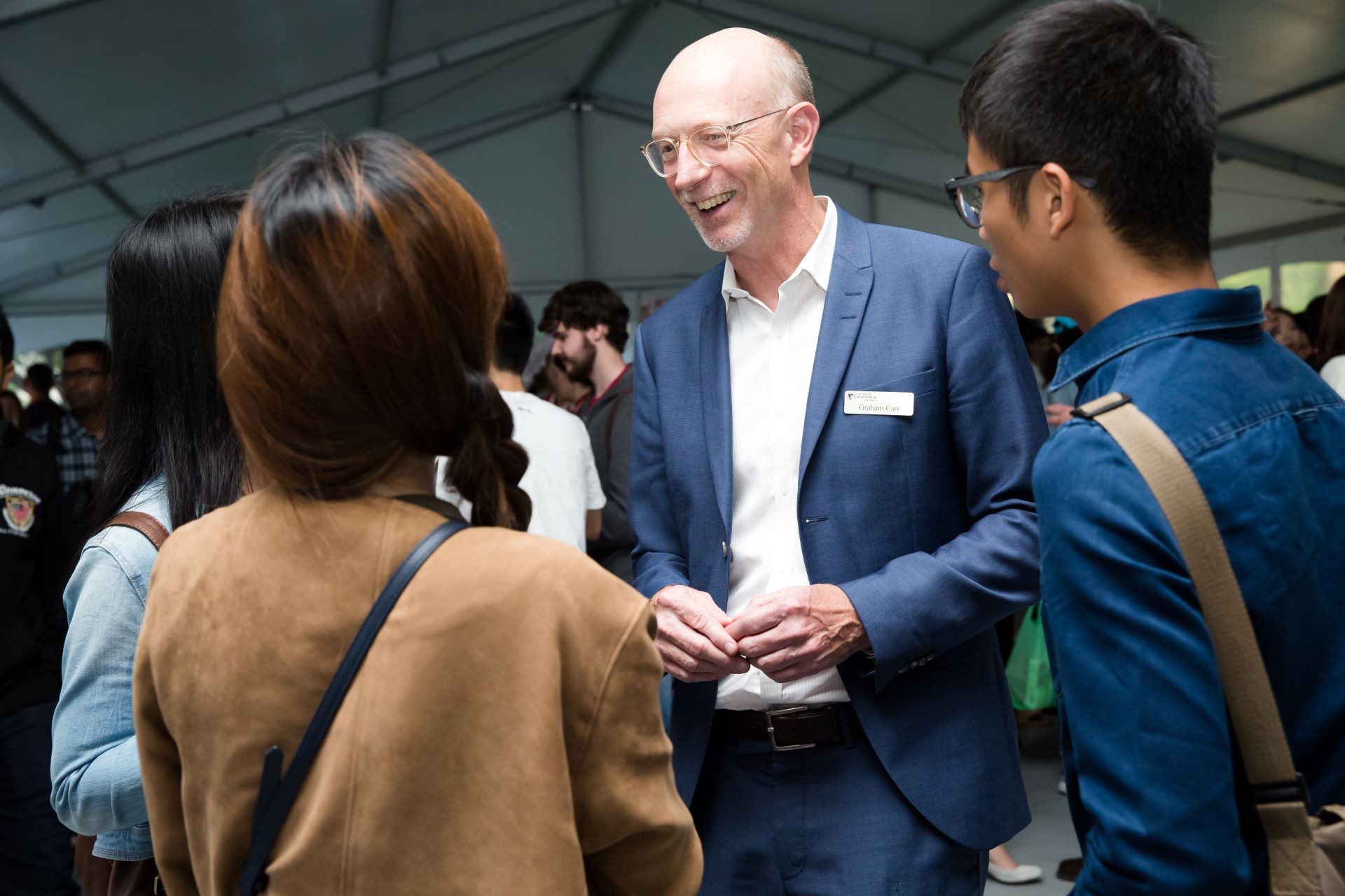 Graham Carr accueille des étudiants internationaux