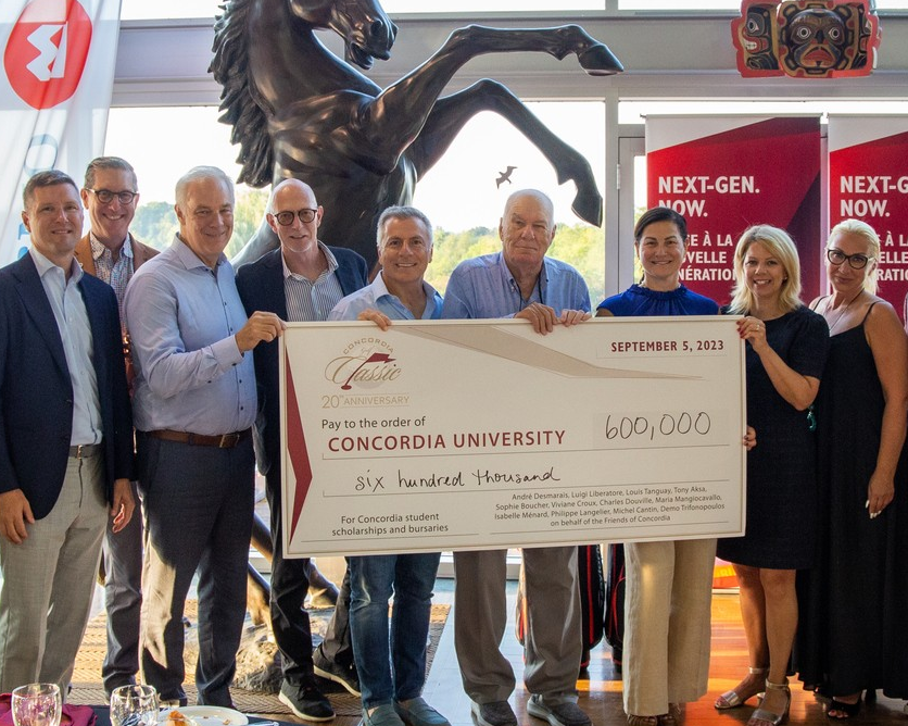 La Classique de golf de l’Université Concordia célèbre vingt ans de générosité en recueillant la somme record de 600 000 $