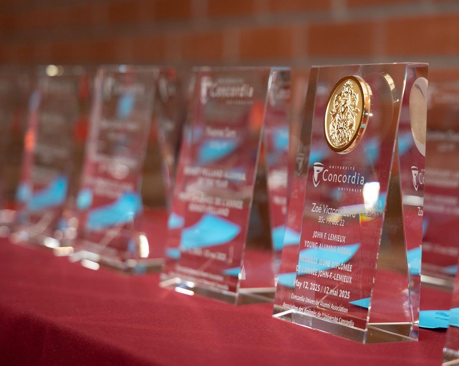 10 Concordiens et Concordiennes honorés avec des Prix de distinction