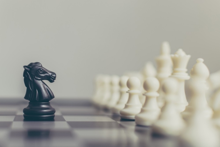 le nouveau visage du leadership pièces d'échec