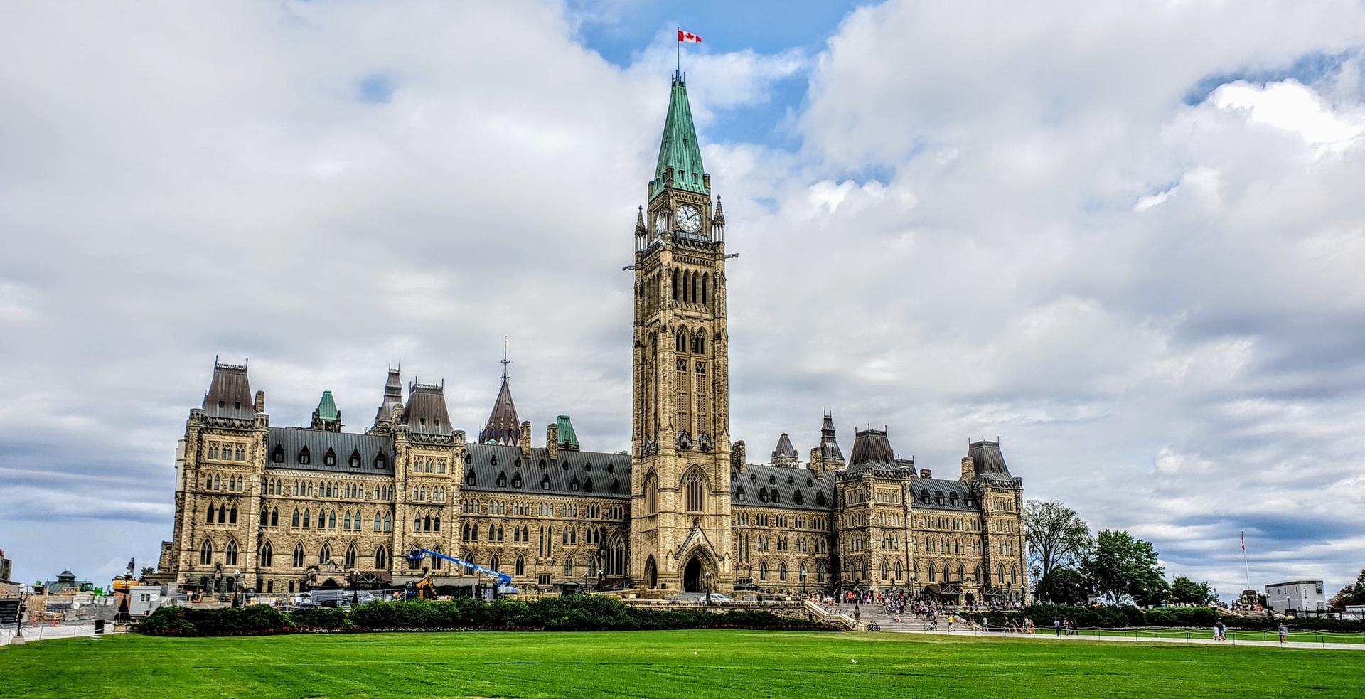 Canadian parliament buildings in Ottawa