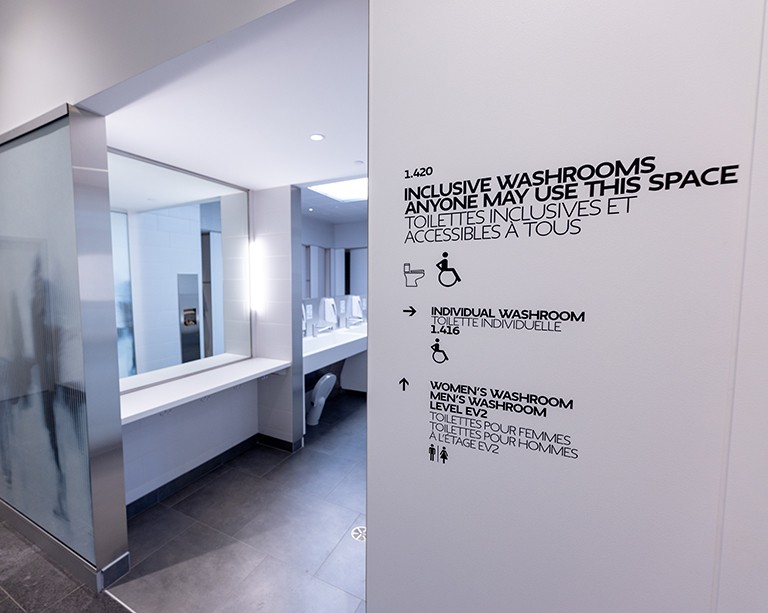 Concordia ouvre des toilettes inclusives au campus Sir-George-Williams